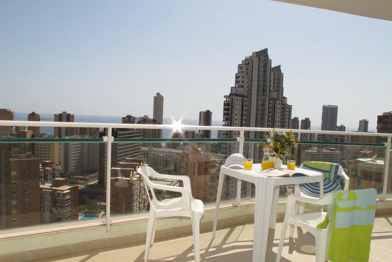 Apartamentos Playamar Benidorm Eksteriør billede